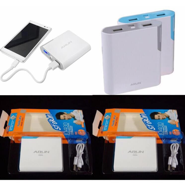[GIÁ SỈ]  Pin Dự Phòng ARUN 10400mAh Chính Hãng - Sạc dự phòng Arun | Phụ kiện điện thoại 279