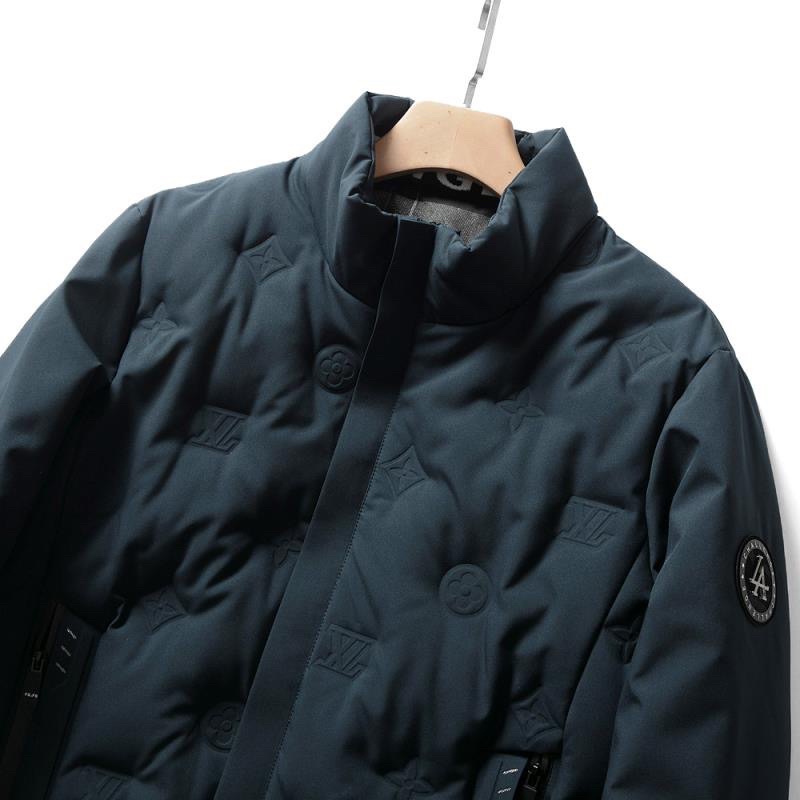 Áo khoác phao gió mùa đông siêu ấm cho nam thiết kế sang trọng lịch lãm thương hiệu Louis Vuitton LV cao cấp