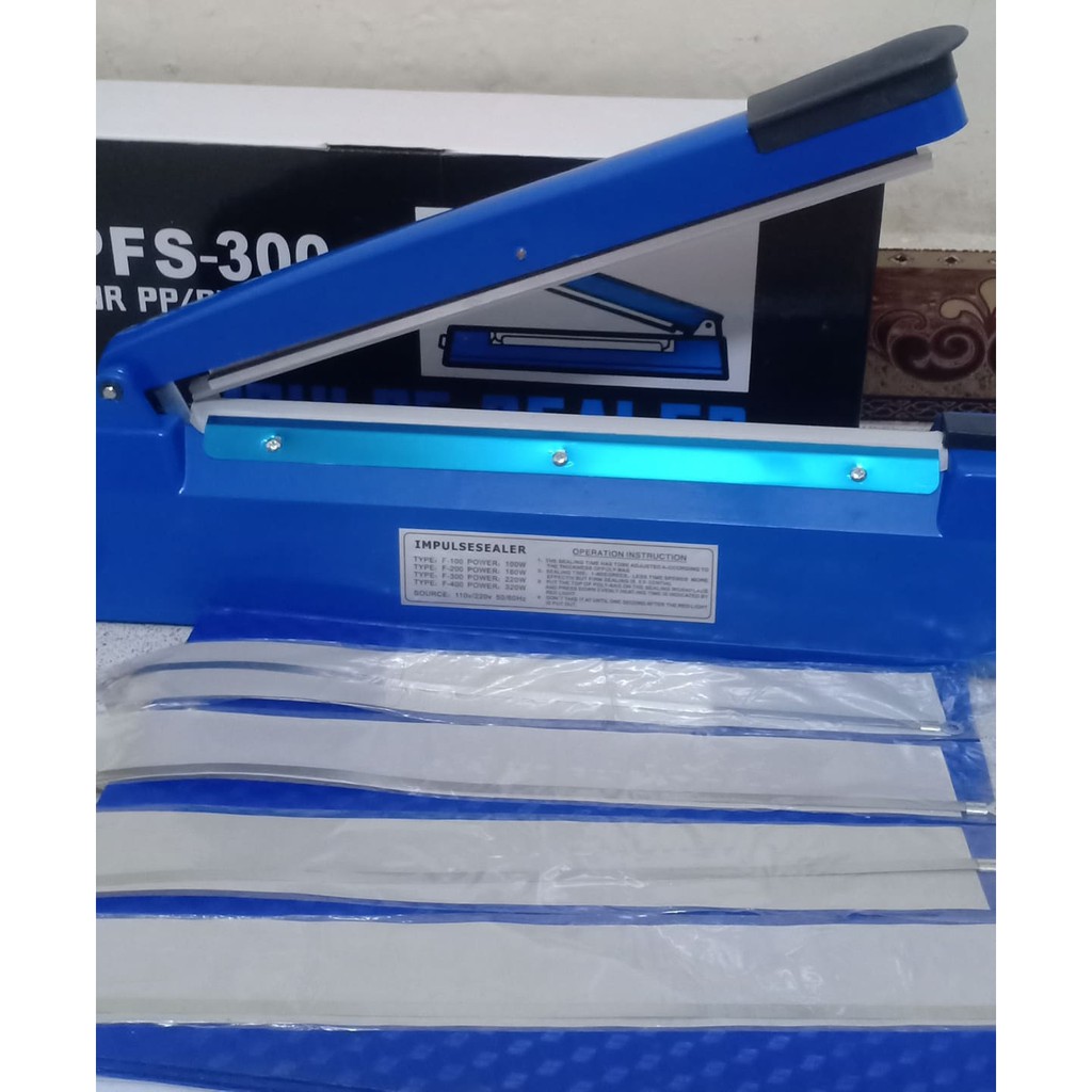 MÁY HÀN MIỆNG TÚI 30CM PFS300 VỎ NHỰA- MÁY CẮT MÀNG CO+ TẶNG KÈM DÂY THANH NHIỆT