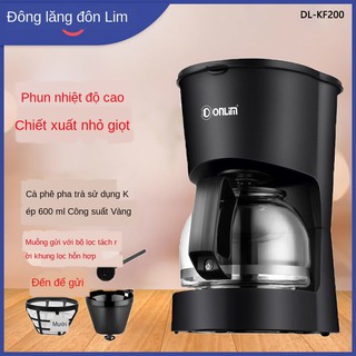✙❐Máy pha cà phê Dongling tại nhà nhỏ giọt mini tự động của Mỹ trà KF200