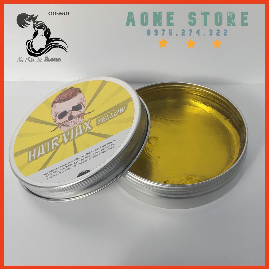 Sáp Vuốt Tóc Hair Wax Pomade Yellow