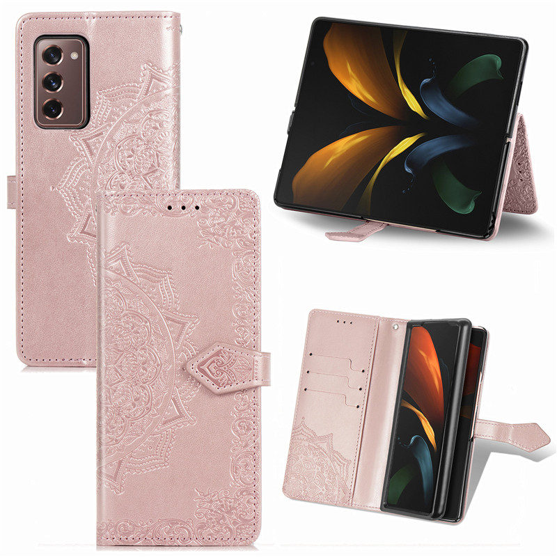 Bao Da Điện Thoại Kiểu Ví Gập In Hình Mandala 3d Cho Samsung Galaxy Z Fold 2 5g W21 Ốp | BigBuy360 - bigbuy360.vn