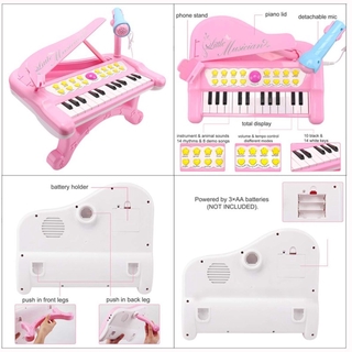 Đàn Organ Điện Mini Nhấn Phím Đơn Giản Cho Bé