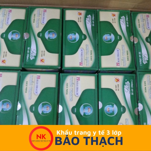Khẩu trang y tế 3 lớp Bảo Thạch