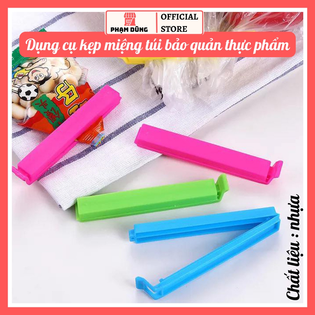Dụng cụ kẹp miệng túi bảo quản thực phẩm
