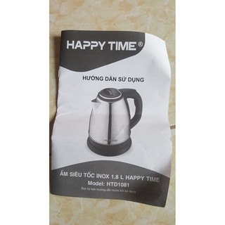 Ấm Đun Siêu Tốc Happy Life 1.8L
