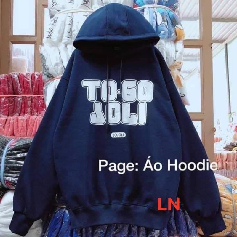 Áo hoodie TO GO ép nổi LN12