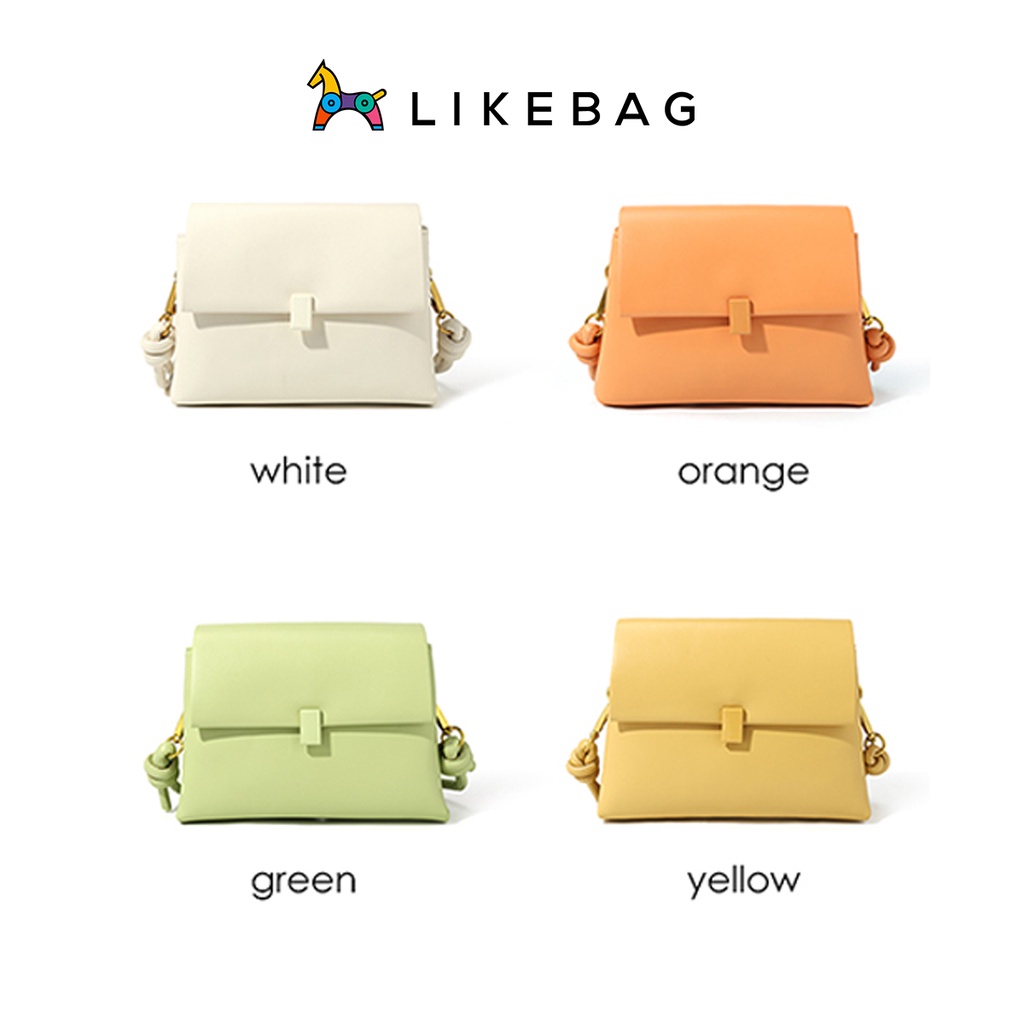 Túi đeo chéo nữ màu pastel LIKEBAG kiểu dáng Hàn Quốc 9784 - LIBAGI