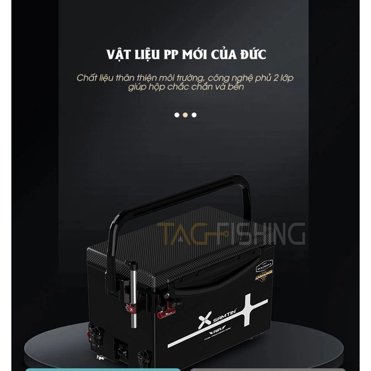 Thùng Câu Đài Xsmatin 2900E nắp carbon mẫu 2022