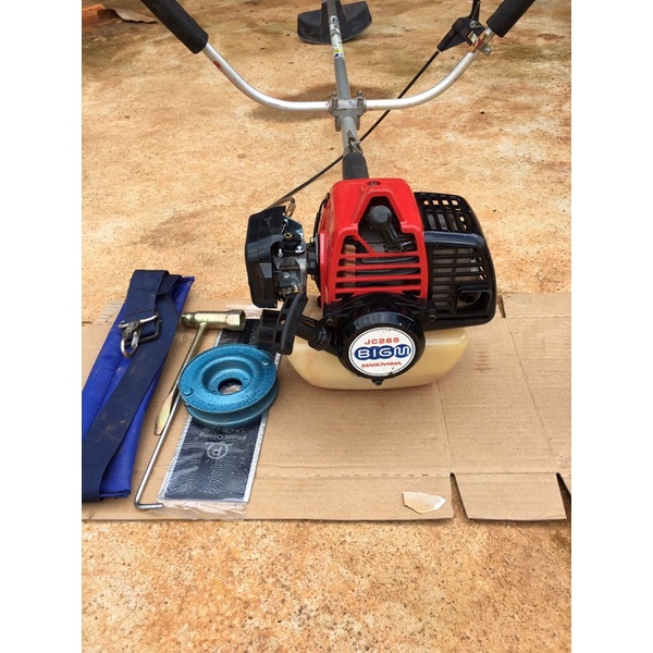 Máy cắt cỏ Nhật bãi  zi nguyên bản 26cc nòng 34li bao Sài chế 2 kim