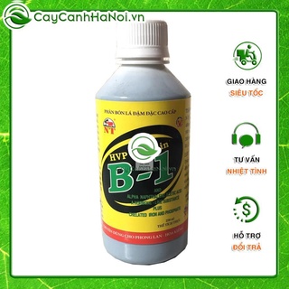 Phân bón lá dùng cho phong lan, phân bón cây cảnh Vitamin B1 vàng dạng chai 250ml 🌱