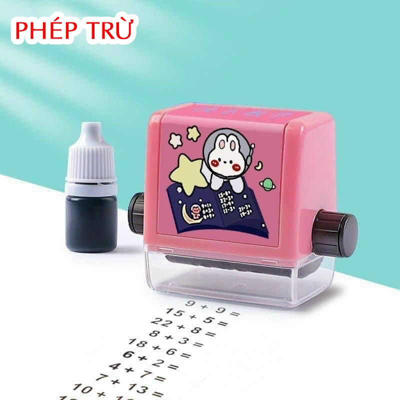 Con lăn tạo phép tính cộng trừ cho bé  - Máy in tạo phép tính cộng trừ đơn giản