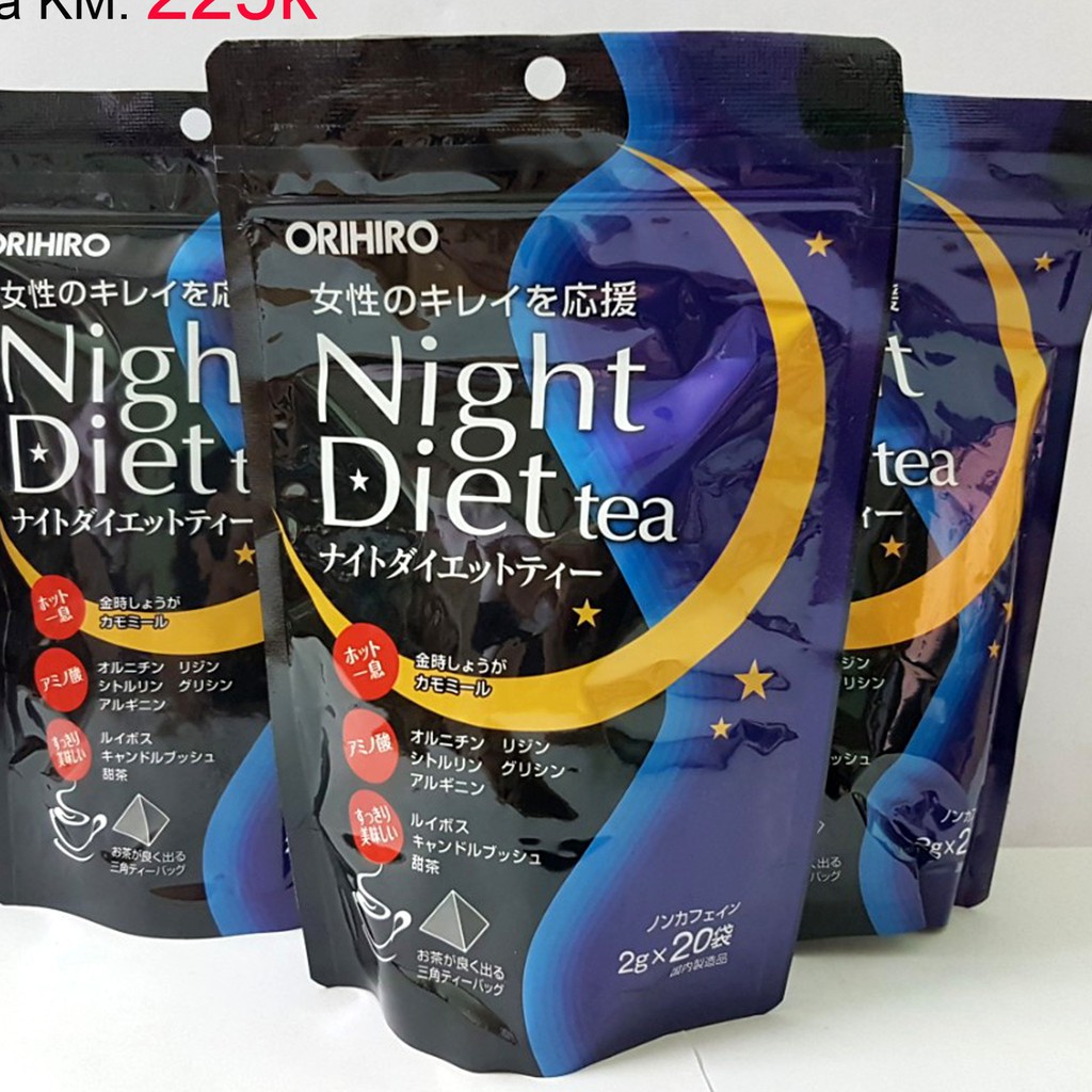 Trà giảm cân Night Diet Orihiro Nhật Bản | BigBuy360 - bigbuy360.vn