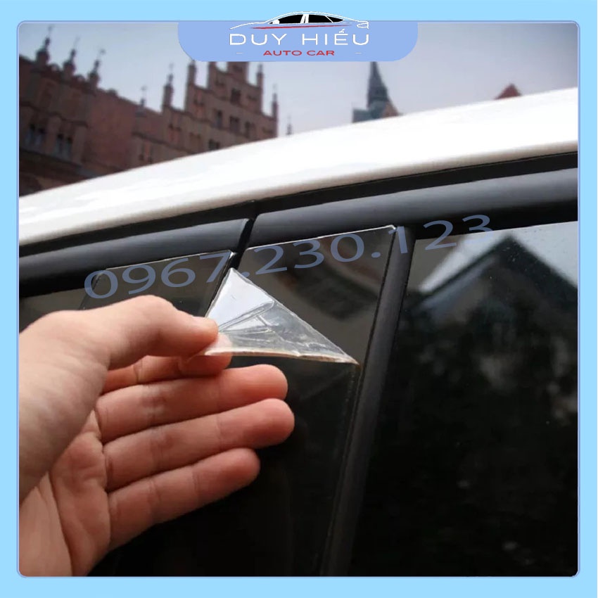 Ốp bóng trụ Hyudai Accent hàng tráng gương đen bóng đẹp cho form 2018-2021