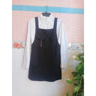 Đầm yếm đen siêu đẹp hàng secondhand Size S