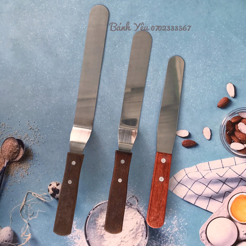 Dụng Cụ Chà Láng Bánh Cán Cầm Gỗ
