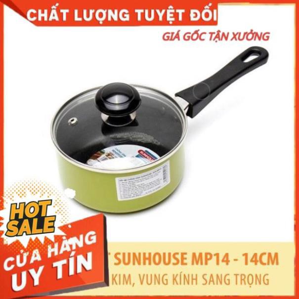 Nồi quánh nấu bột trẻ em cao cấp Sunhouse SHG-MP14 chống dính Xylan Plus tiêu chuẩn châu Âu