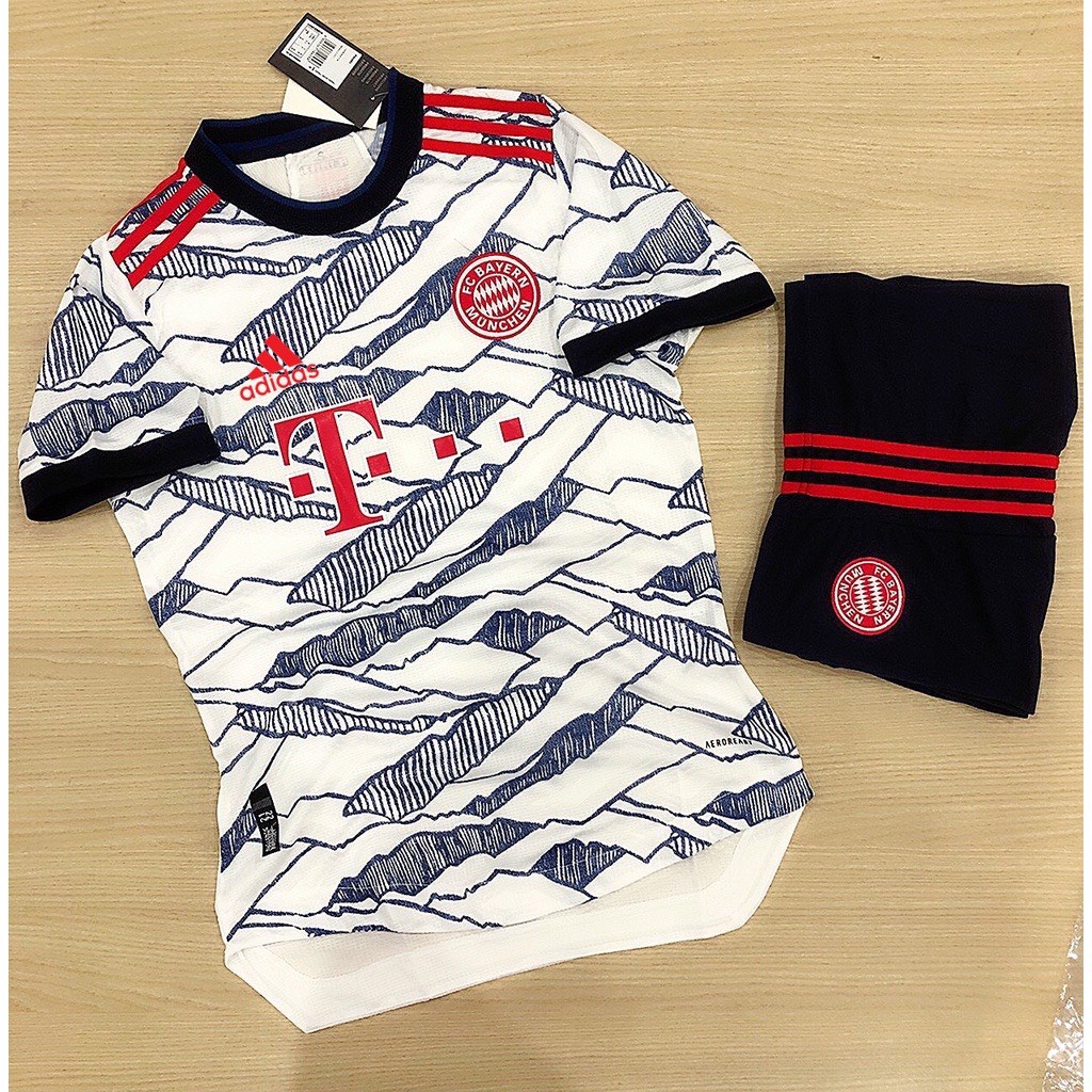 Áo Bóng Đá CLB Bayern Munich, Áo Đá Banh Bayern Mới Nhất 22/23 - Chuẩn Mẫu Thi Đấu - Vải Polyester Thái Gai Lưới