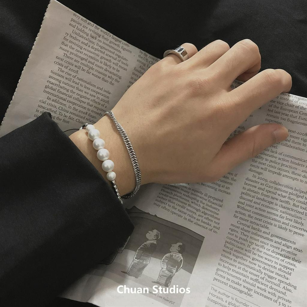 Vòng Tay Ngọc Trai Đơn Giản Cho Nam Và Nữ