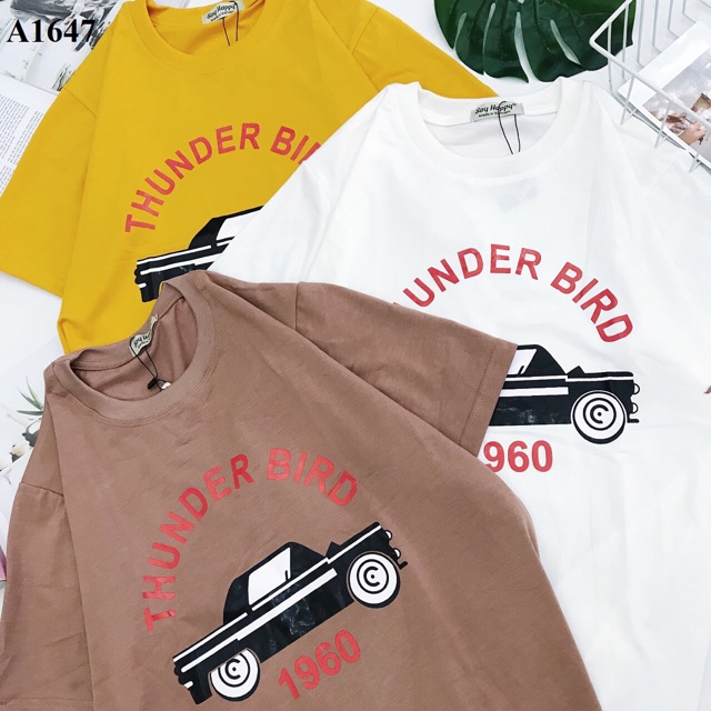 Áo thun SAY HAPPY Thunder Bird 1960