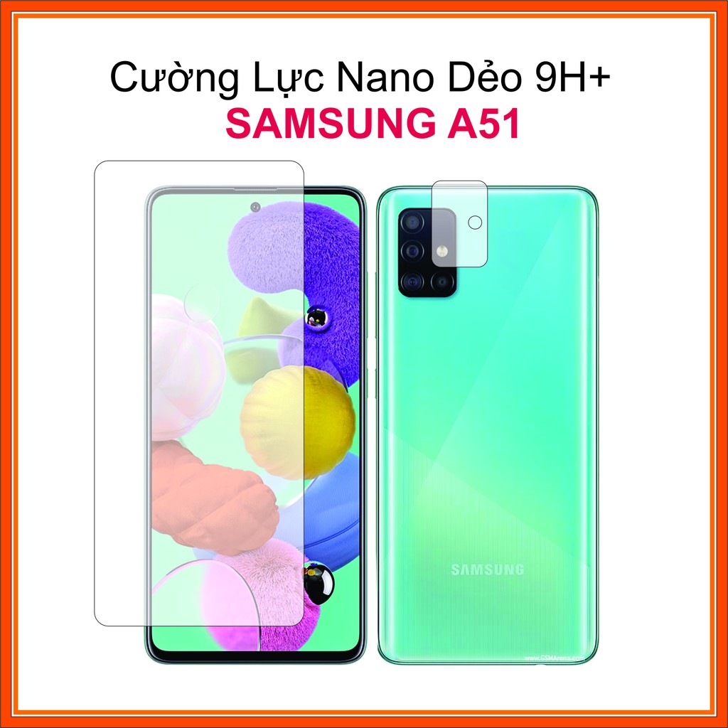 Cường lực Samsung Galaxy A51 Cường lực Nano Dẻo 9H+