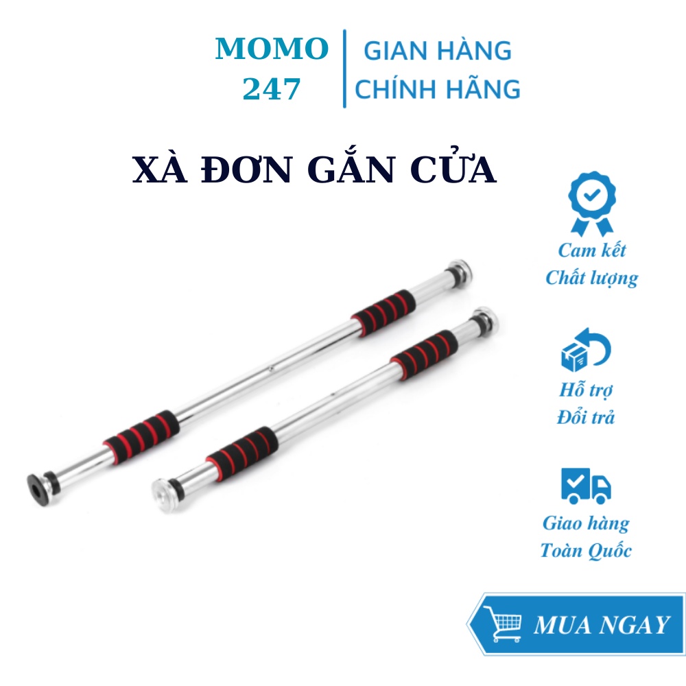 Thanh xà đơn gắn tường, tập thể dục, bằng inox không gỉ