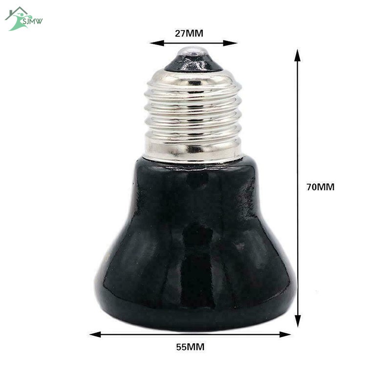 Đèn Sưởi Ấm Đầu E27 Cho Bò Sát 25 / 50 / 100w