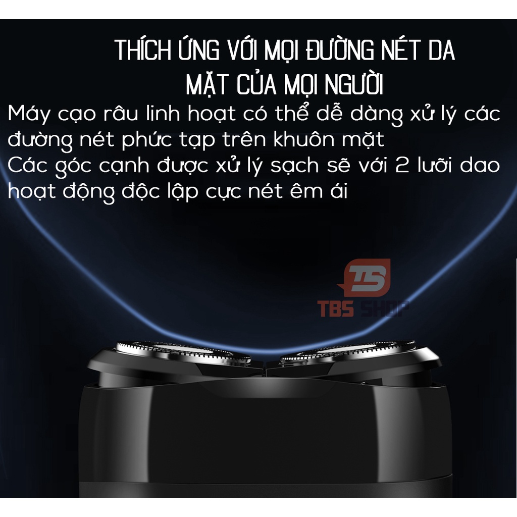 Máy cạo râu xiaomi thông minh Mijia S100 Double-Ring