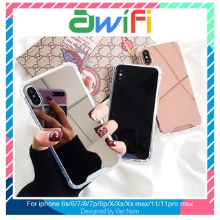 Ốp lưng iphone Gương chống sốc 5/5s/6/6plus/6s/6splus/7/7plus/8/8plus/x/xr/xs/11/12/pro/max/plus/promax - Awifi C1-2