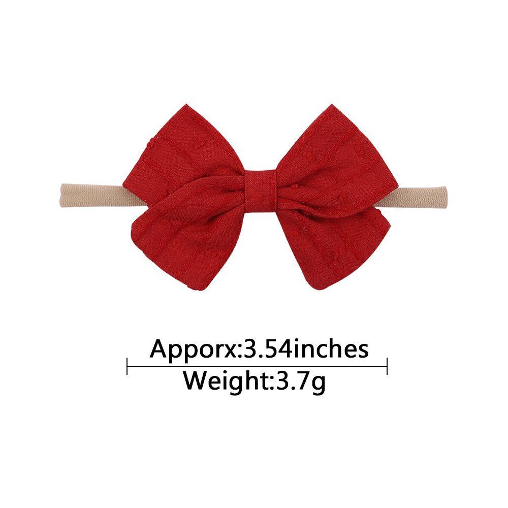 Băng Đô Nơ Bằng Nylon Mềm Mại Dành Cho Bé Gái