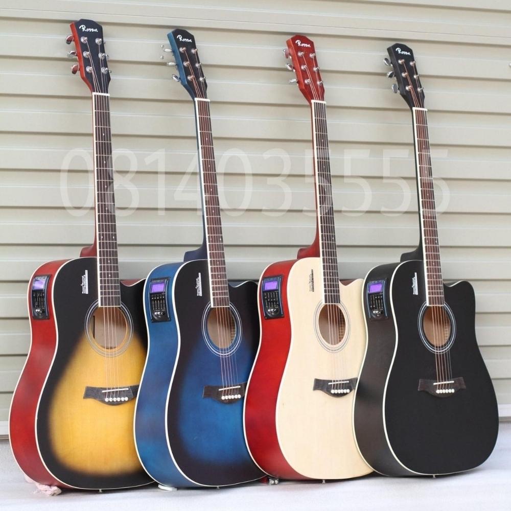 Guitar Rosen R135 CHÍNH HÃNG - tặng đầy đủ phụ kiện ( có thể lắp thêm EQ)