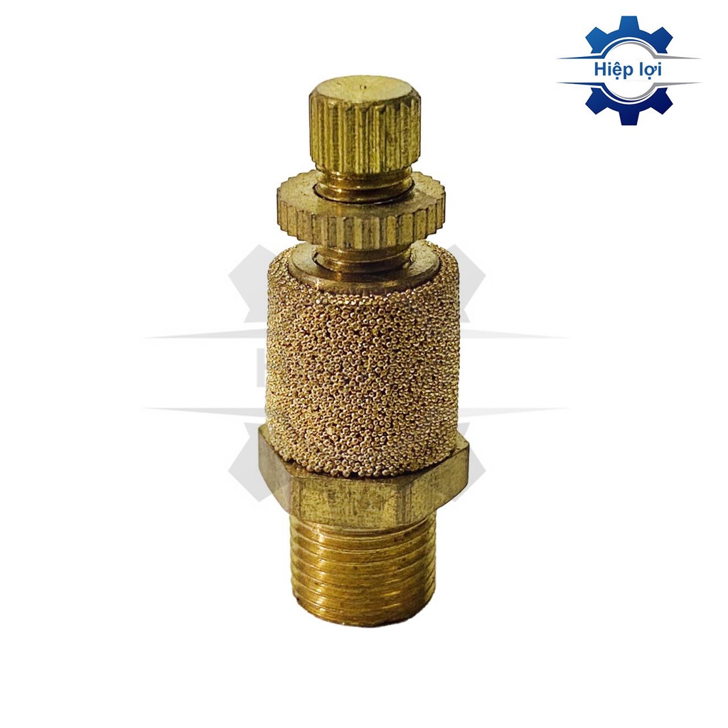 Giảm thanh đồng chỉnh BESL- Giảm thanh khí nén - chỉnh lượng hơi xả khí nén giảm tiếng ồn chống bụi vào van điện