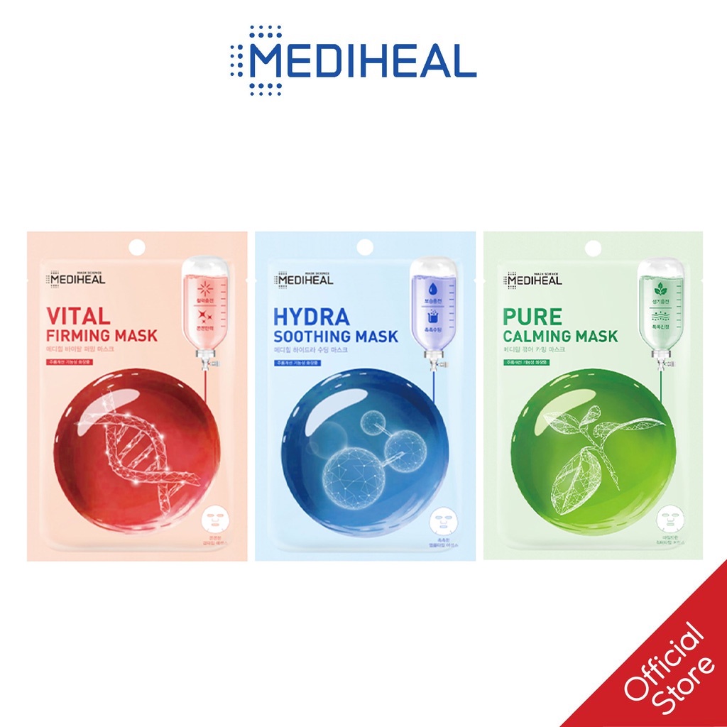 Mặt nạ Mediheal dưỡng da dịu nhẹ Vital Firming - Pure Calming - Hydra Soothing Mask 20ml