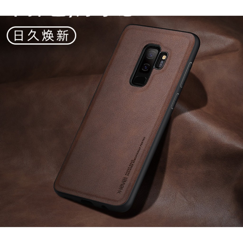 Ốp lưng X-Level da cho Samsung S9/ S9 Plus viền dẻo chống sốc chính hãng