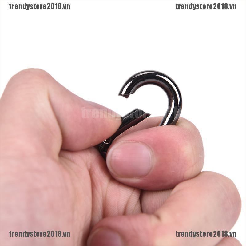 Bộ 5 móc khóa oval bằng hợp kim tiện dụng dùng ngoài trời chất lượng cao