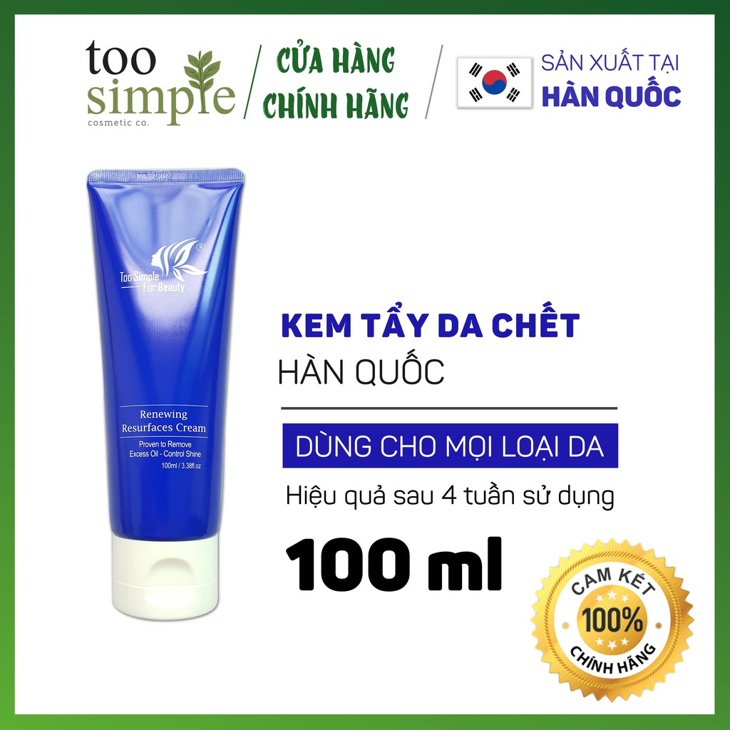 Tẩy da chết Cenlulo thực vật Too Simple For Beauty 100ml