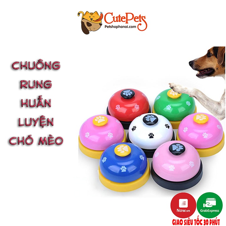 Chuông huấn luyện chó mèo - Phụ kiện thú cưng Hà Nội