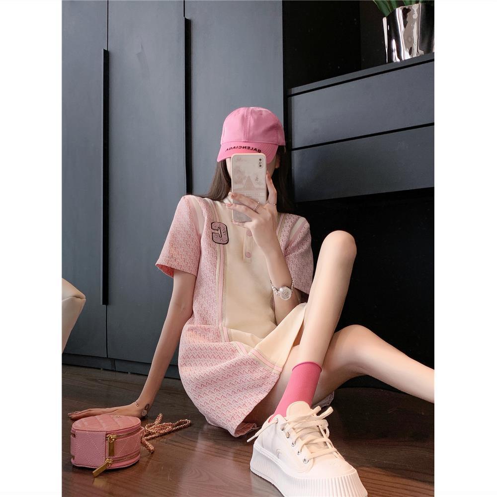&quot;Original&quot; French Polo dress women's 2022 summer new chic senior sweet waist dress