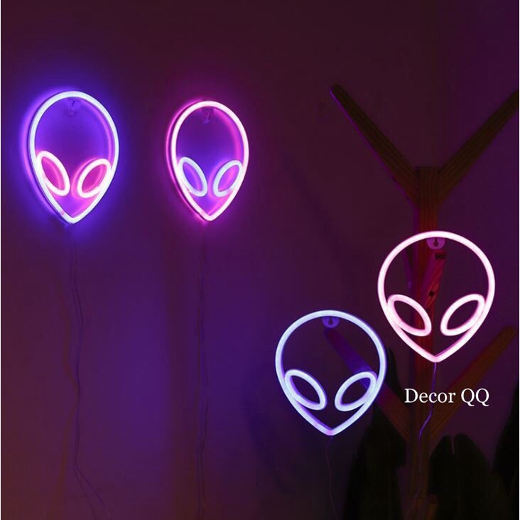 Đèn neon treo tường trang trí phòng ngủ,phòng khách,decor homestay cực chill.