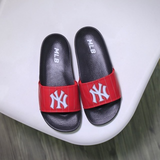 dép mlb-ny quai ngang nam nữ màu basic