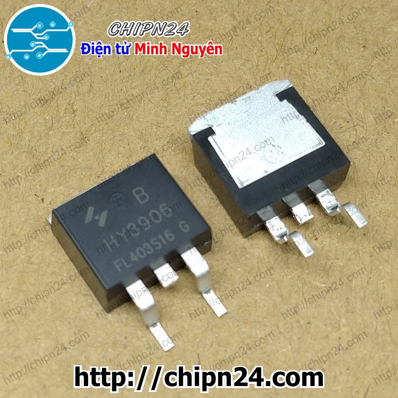 [1 CON] (SOP) Mosfet Dán HY3906 TO-263 190A 60V Kênh N (SMD Dán) (3906)