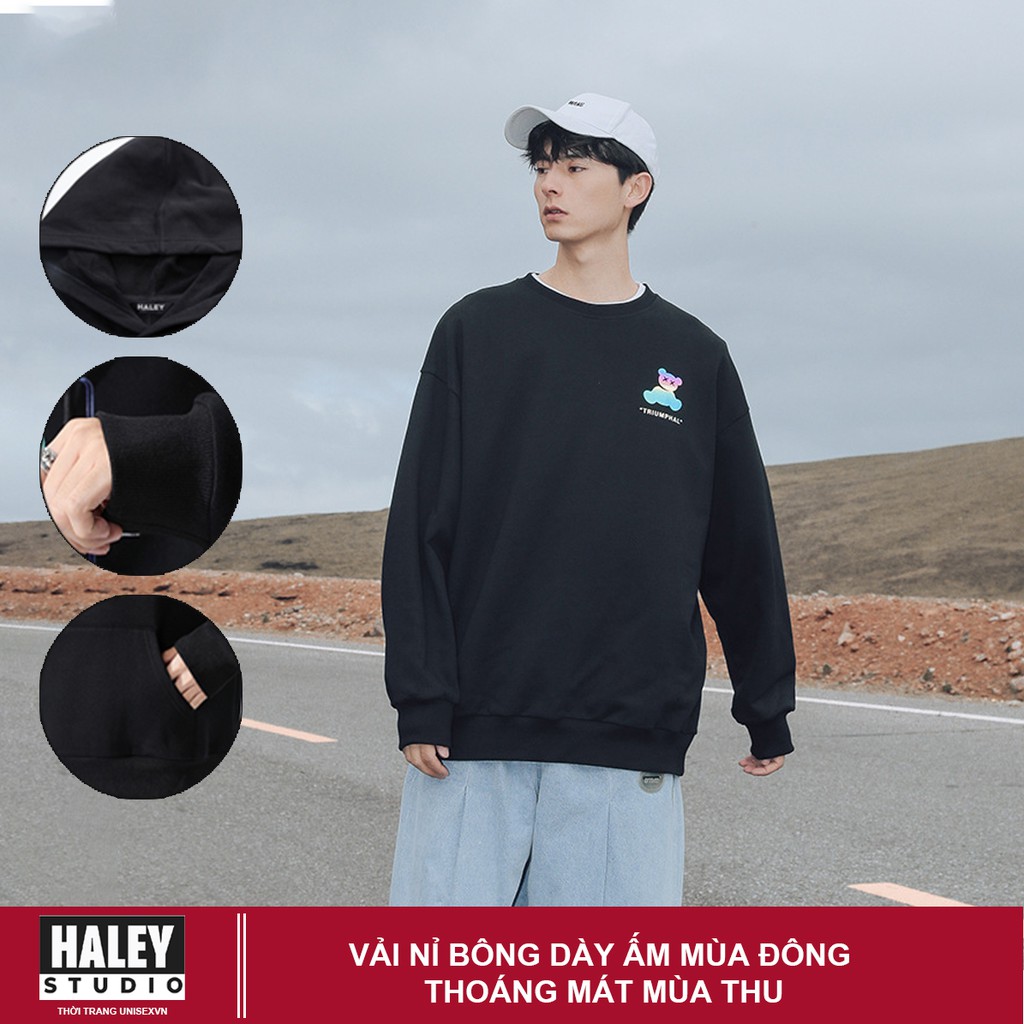 Áo Sweater phản quang Sedimented emotion Nam Nữ Unisex Hàn Quốc mã HD74 Chất nỉ đẹp dày - quà tặng ngẫu nhiên | BigBuy360 - bigbuy360.vn