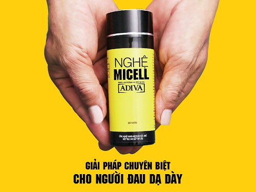 Tinh Nghệ Nano Micell Adiva - Hộp 30 Viên