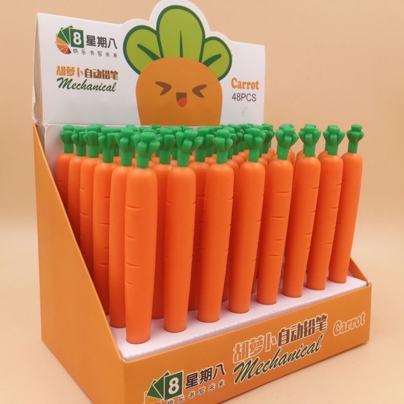 🌿 Bút chì bấm cà rốt ngòi 0,5 mm và 0,7 mm🌿