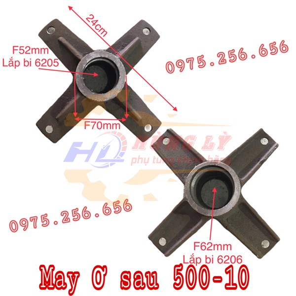May ơ sau (400-8=500-10)  phụ tùng máy tuốt lúa phụ tùng Hùng Lỳ