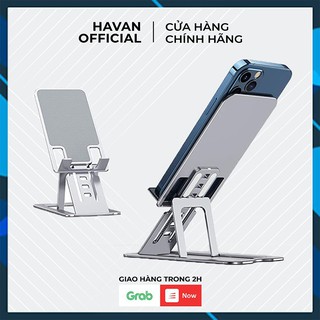 Giá đỡ điện thoại để bàn chất liệu hợp kim cao cấp có thể diều chỉnh và gấp gọn - Giao màu ngẫu nhiên - GKL