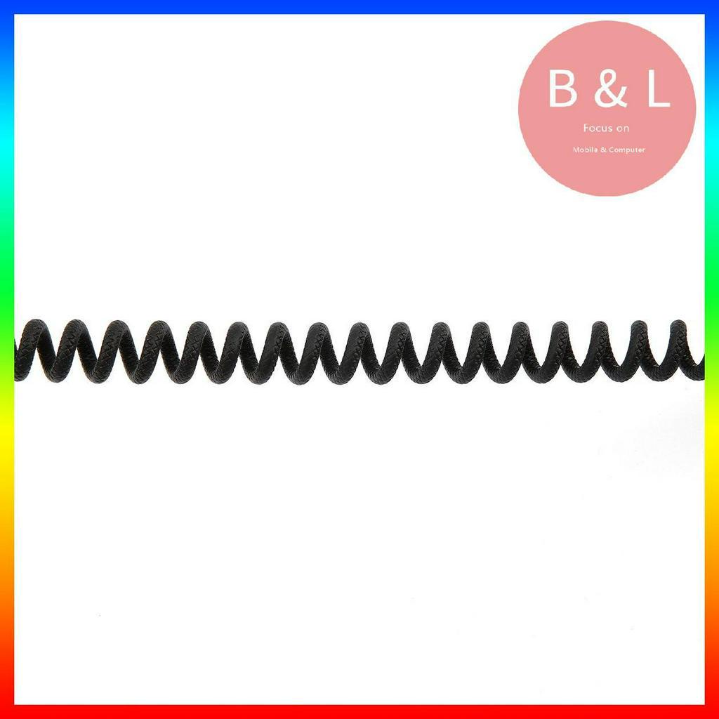 Dây cáp sạc đồng bộ dữ liệu USB Type C kiểu lò xo tiện lợi