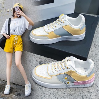 [Mua Giày Tặng Tất] Giày Nữ Sneaker Thể Thao Hoa Cúc HOT HIT