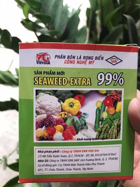 Phân bón lá rong biển Seaweed-Extra 99%