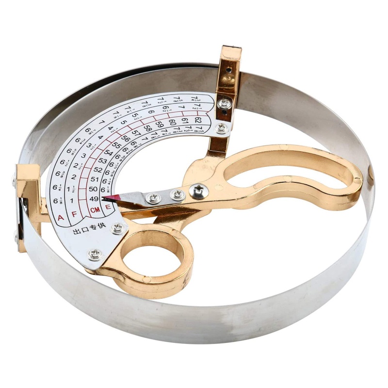 Pcf * Vòng Nhẫn Kiêm La Bàn / Mũ / Dụng Cụ Đo Kích Thước Cầm Tay